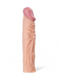 Насадка с ярко выраженной головкой и рельефным стволом - 19 см. - A-toys - в Люберцах купить с доставкой