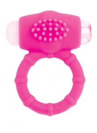 Розовое эрекционное виброкольцо A-toys - A-toys - в Люберцах купить с доставкой