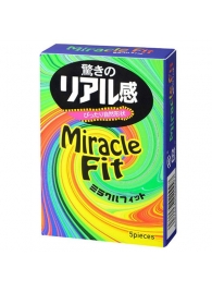 Презервативы Sagami Xtreme Miracle Fit - 5 шт. - Sagami - купить с доставкой в Люберцах