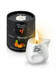 Массажная свеча с ароматом манго и ананаса Bougie de Massage Ananas Mangue - 80 мл. - Plaisir Secret - купить с доставкой в Люберцах