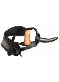Женский страпон с вагинальной пробкой Woman Strap - 12 см. - LOVETOY (А-Полимер) - купить с доставкой в Люберцах
