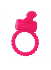 Розовое силиконовое виброкольцо A-toys - A-toys - в Люберцах купить с доставкой