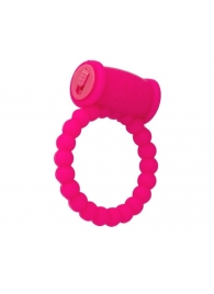 Розовое виброкольцо на пенис A-toys из силикона - A-toys - в Люберцах купить с доставкой