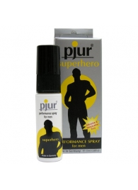 Пролонгирующий мужской спрей pjur SUPERHERO spray - 20 мл. - Pjur - купить с доставкой в Люберцах