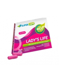 Возбуждающие капсулы Ladys Life - 14 капсул (0,35 гр.) - SuperCaps - купить с доставкой в Люберцах