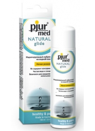 Нейтральный лубрикант на водной основе pjur MED Natural glide - 100 мл. - Pjur - купить с доставкой в Люберцах
