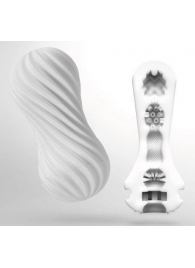 Мастурбатор FLEX Silky White с мягким рельефом - Tenga - в Люберцах купить с доставкой