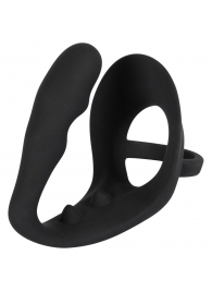 Эрекционное кольцо с подхватом мошонки и анальным отростком для воздействия на простату - Orion - в Люберцах купить с доставкой