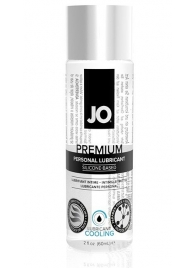 Охлаждающий лубрикант на силиконовой основе JO Personal Premium Lubricant Cooling - 60 мл. - System JO - купить с доставкой в Люберцах