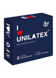 Ультрапрочные презервативы Unilatex Extra Strong - 3 шт. - Unilatex - купить с доставкой в Люберцах