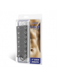 Сбруя на член на шнуровке 5  Cock Sheath - BlueLine - купить с доставкой в Люберцах