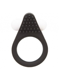 Чёрное эрекционное кольцо LIT-UP SILICONE STIMU RING 1 BLACK - Dream Toys - в Люберцах купить с доставкой