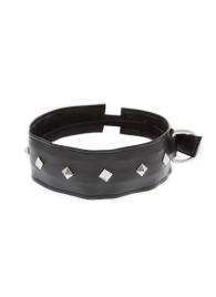 Полиуретановый ошейник с пуклями Collar with Studs - Blush Novelties - купить с доставкой в Люберцах