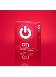 Супертонкие презервативы ON) Super Thin - 3 шт. - ON) - купить с доставкой в Люберцах