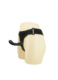 Страпон с изогнутой головкой Ultra Harness Curvy Dildo - 15,8 см. - Baile - купить с доставкой в Люберцах