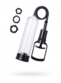 Вакуумная помпа A-toys с уплотнителем и эрекционными кольцами - A-toys - в Люберцах купить с доставкой