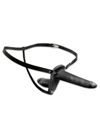 Женский страпон с вагинальной пробкой Double Penetrix Strap-on - 15 см. - Pipedream - купить с доставкой в Люберцах