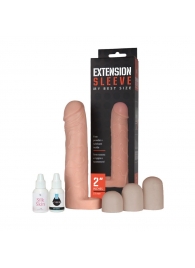Насадка-удлинитель Extension sleeve с подхватом мошонки - 19 см. - Sitabella - в Люберцах купить с доставкой