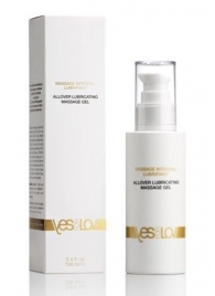 Массажный гель-смазка на силиконовой основе Allover Massage Gel - 100 мл. - YESforLOV - купить с доставкой в Люберцах