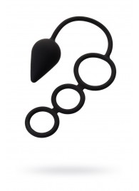 Тройное эрекционное кольцо с анальным хвостом Drop M-size - Erotist Adult Toys - в Люберцах купить с доставкой