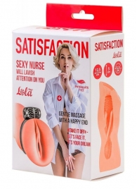Мастурбатор с виброкольцом Satisfaction Magazine Nurse - Lola Games - в Люберцах купить с доставкой