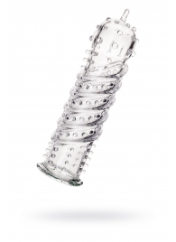 Прозрачная насадка на пенис TOYFA A-Toys - 15,5 см. - A-toys - в Люберцах купить с доставкой