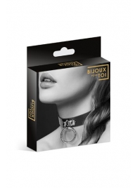 Узенький ошейник из полиуретана с кольцом - Bijoux Pour Toi - купить с доставкой в Люберцах