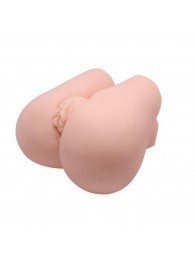 Реалистичный мастурбатор с вибрацией и двумя тоннелями - вагиной и анусом - Baile - в Люберцах купить с доставкой