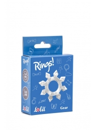 Прозрачное эрекционное кольцо Rings Gear - Lola Games - в Люберцах купить с доставкой