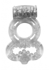 Прозрачное эрекционное кольцо Rings Treadle с подхватом - Lola Games - в Люберцах купить с доставкой