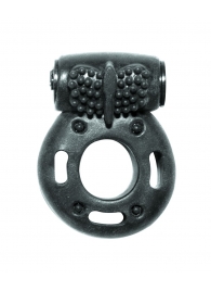 Черное эрекционное кольцо с вибрацией Rings Axle-pin - Lola Games - в Люберцах купить с доставкой