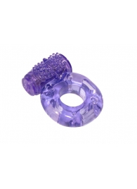 Фиолетовое эрекционное кольцо с вибрацией Rings Axle-pin - Lola Games - в Люберцах купить с доставкой