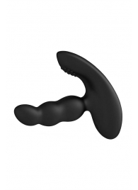 Черный силиконовый стимулятор простаты Levett Nitoc с пультом ДУ - Levett - в Люберцах купить с доставкой