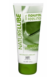 Смазка на водной основе с алоэ вера Nature Lube - 30 мл. - HOT - купить с доставкой в Люберцах