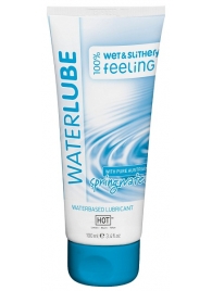 Лубрикант на основе чистой родниковой воды WaterLube - 100 мл. - HOT - купить с доставкой в Люберцах