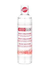 Лубрикант на водной основе с ароматом клубники SWEET STRAWBERRY - 300 мл. - Waterglide - купить с доставкой в Люберцах