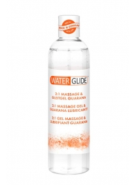 Гель-смазка 2-в-1 MASSAGE   LUBRICANT GUARANA - 300 мл. - Waterglide - купить с доставкой в Люберцах