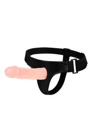 Телесный фаллоимитатор на трусиках Jessica Strap-On - 15,5 см. - Baile - купить с доставкой в Люберцах