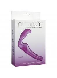 Безремневой фиолетовый страпон из силикона The Gal Pal - 17 см. - Doc Johnson - купить с доставкой в Люберцах