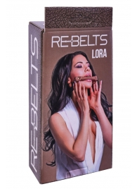 Кляп-трензель Lora с металлическими кольцами - Rebelts - купить с доставкой в Люберцах