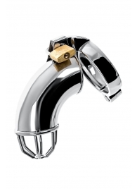 Серебристый мужской пояс верности TOYFA Metal - ToyFa - купить с доставкой в Люберцах