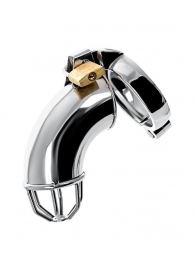 Серебристый мужской пояс верности TOYFA Metal - ToyFa - купить с доставкой в Люберцах