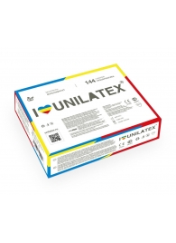 Разноцветные ароматизированные презервативы Unilatex Multifruits - 144 шт. - Unilatex - купить с доставкой в Люберцах