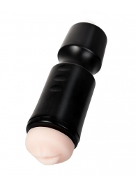 Мастурбатор-ротик A-Toys в черной колбе - A-toys - в Люберцах купить с доставкой