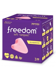 Женские гигиенические тампоны без веревочки FREEDOM mini - 3 шт. - Freedom - купить с доставкой в Люберцах