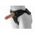 Черный пояс-трусики с двумя насадками Soft-Dolli - 16,5 и 10,5 см. - LOVETOY (А-Полимер) - купить с доставкой в Люберцах
