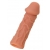 Телесная реалистичная насадка KOKOS Extreme Sleeve 05 с дополнительной стимуляцией - 12,7 см. - KOKOS - в Люберцах купить с доставкой