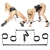 Комплект наручников и наножников с распорками Spread  em Bar and Cuff Set - Pipedream - купить с доставкой в Люберцах