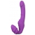 Фиолетовый безремневой вибрострапон DOUBLE DIPPER - Dream Toys - купить с доставкой в Люберцах