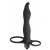 Черная вибронасадка для двойного проникновения Flirtini - 15,9 см. - Lola Games - купить с доставкой в Люберцах
